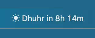 PrayerTimes Pro — Menu-bar countdown